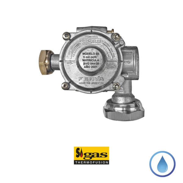 REGULADOR GAS NATURAL  6 M3 SIGAS