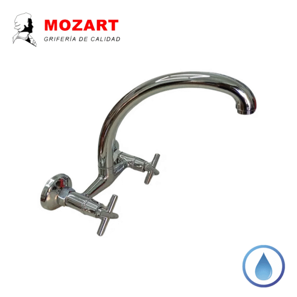 MOZART MEZCLADORA PARED CC PICO GRUESO